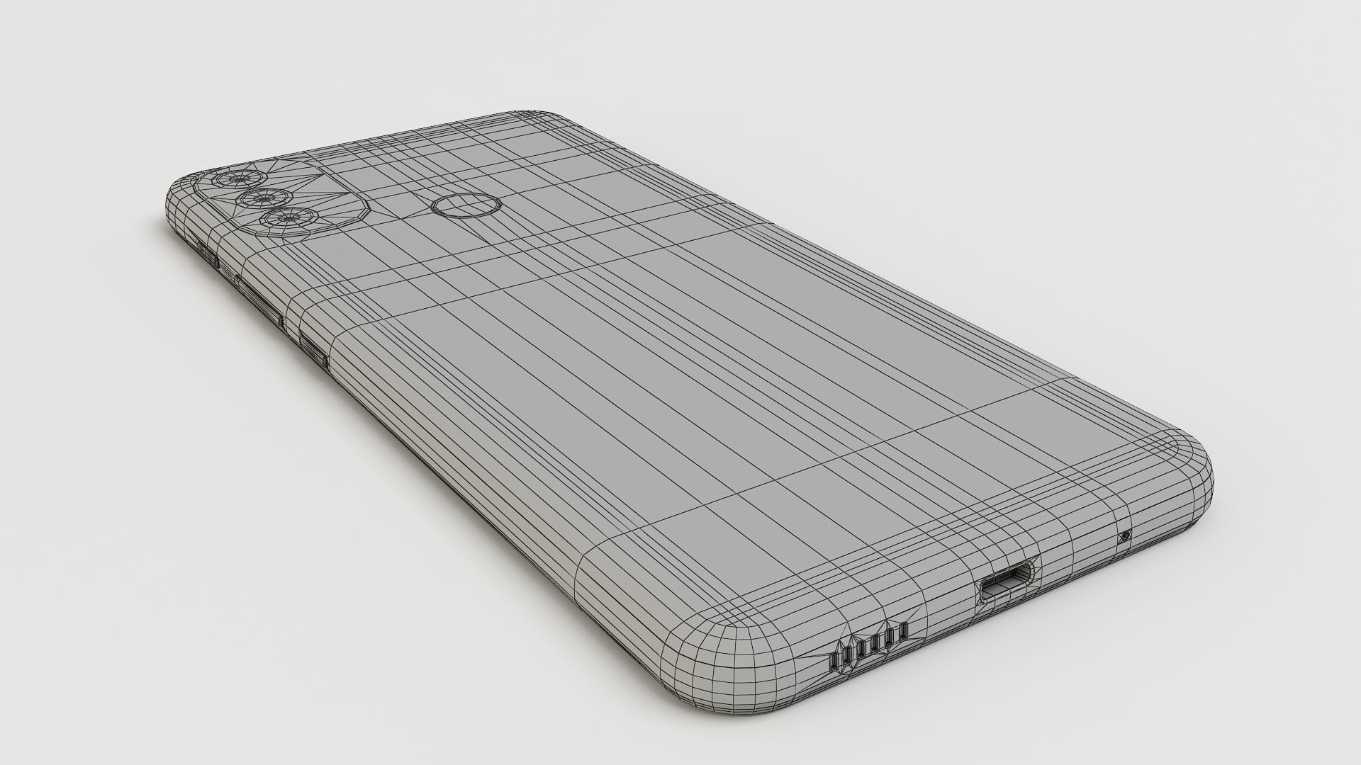 Motorola Moto E20 3D model_14