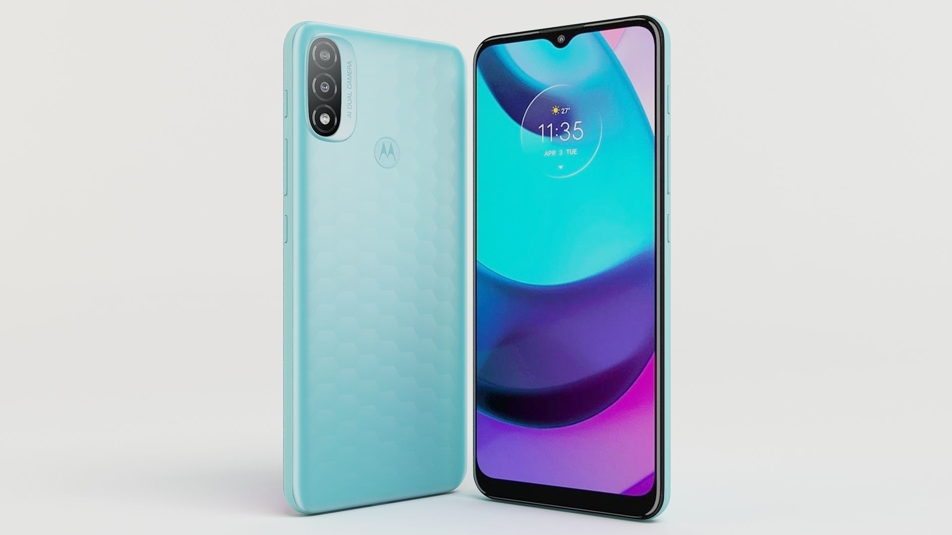 Motorola Moto E20 3D model_1