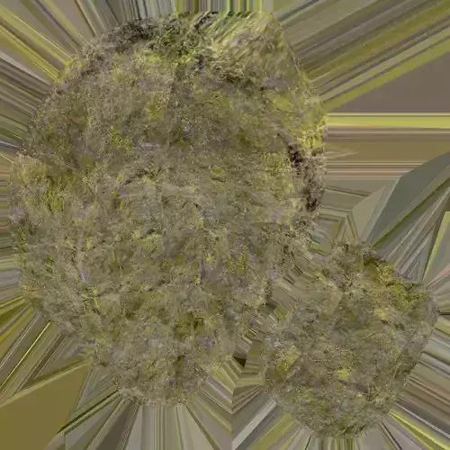 Rock low poly model moss texture