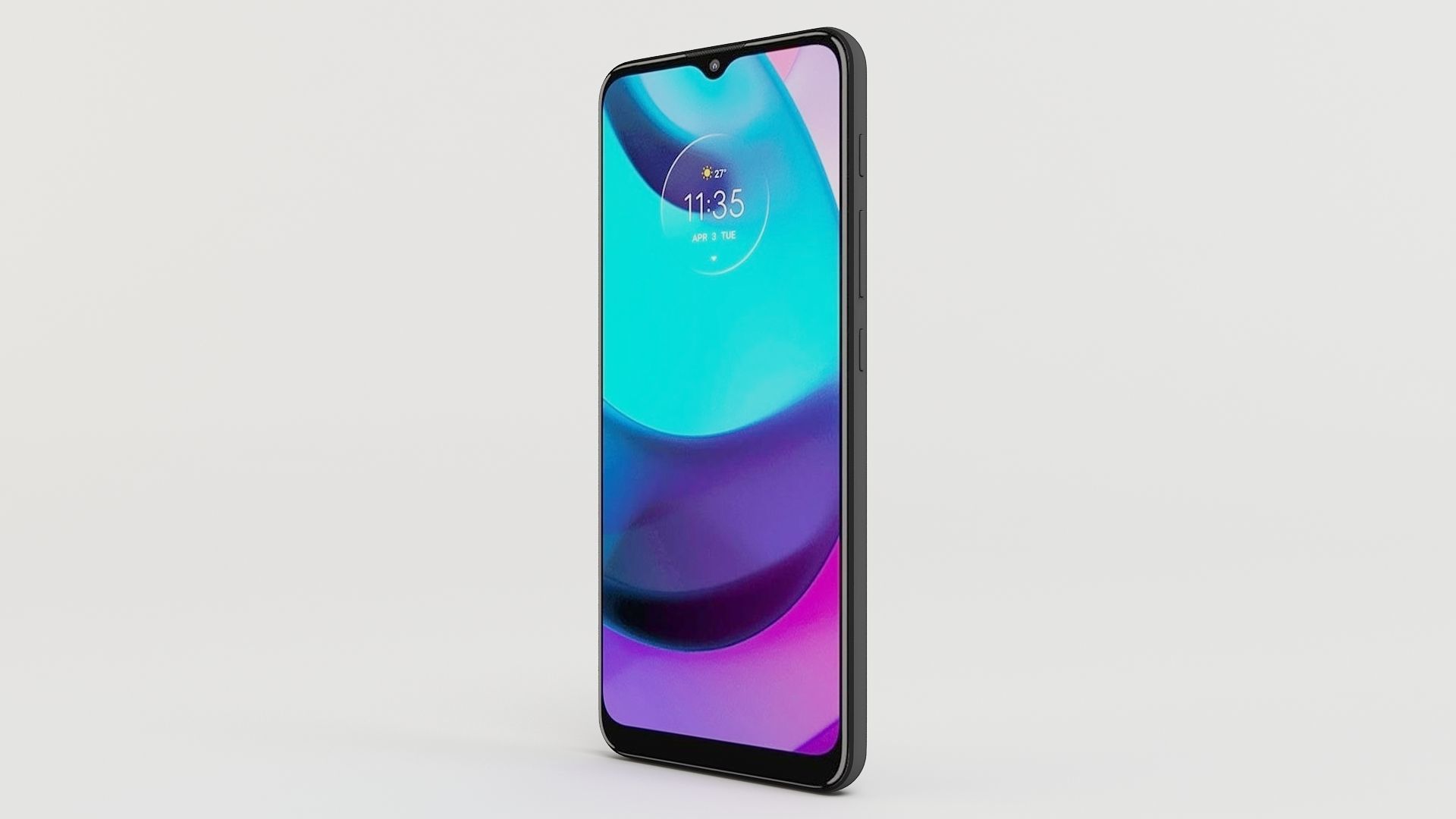 Motorola Moto E20 BLACK 3D model_9