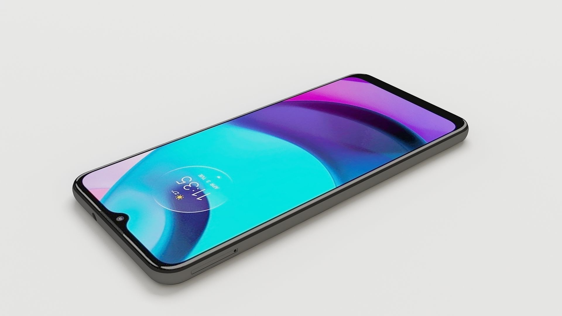 Motorola Moto E20 BLACK 3D model_4