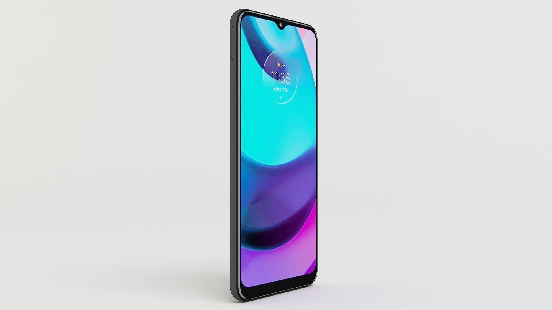 Motorola Moto E20 BLACK 3D model_7