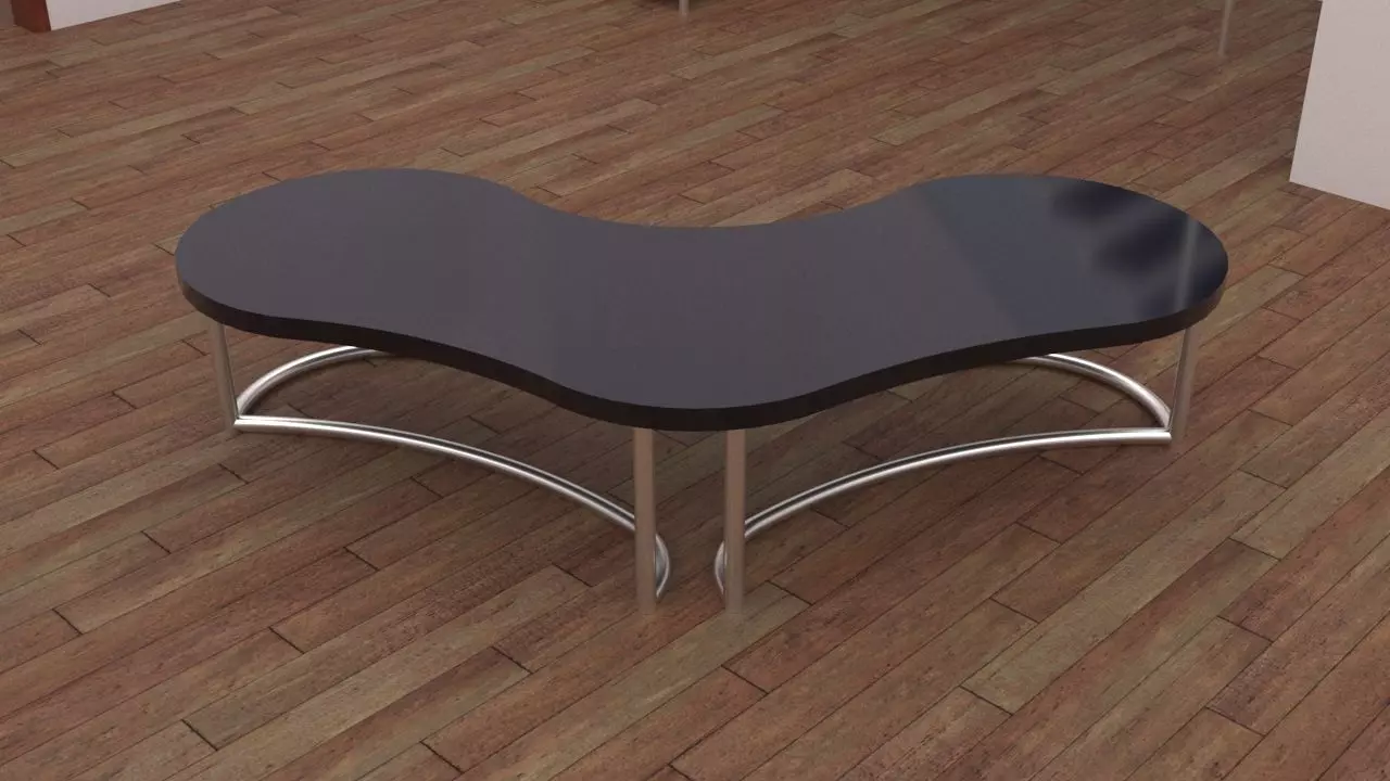 Table coffee 3D model_0