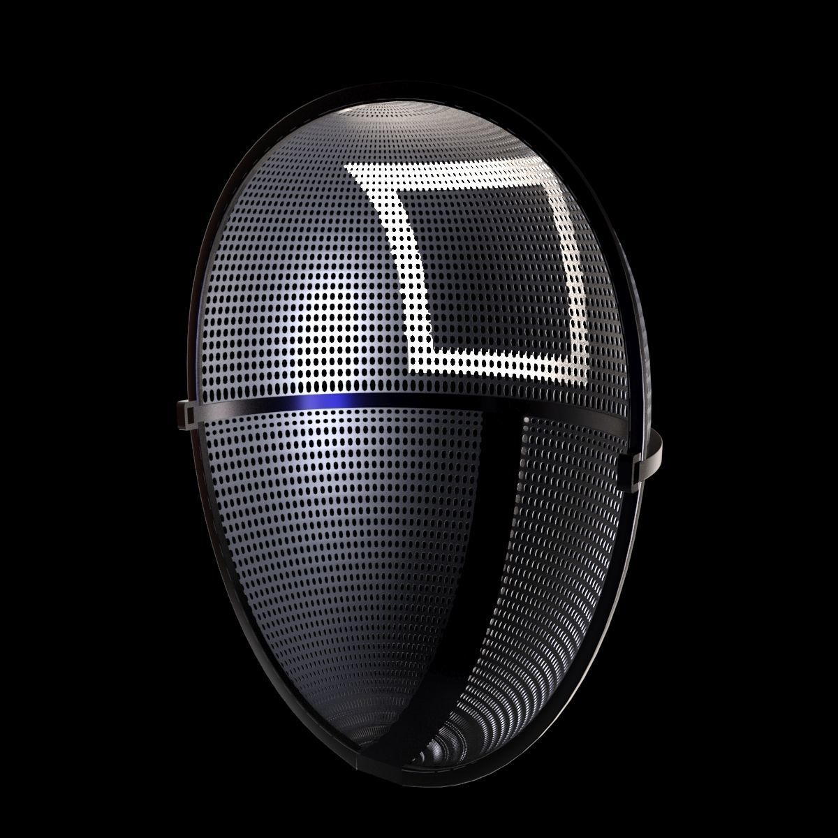 Squid Game Soldier Mask 3D model_4