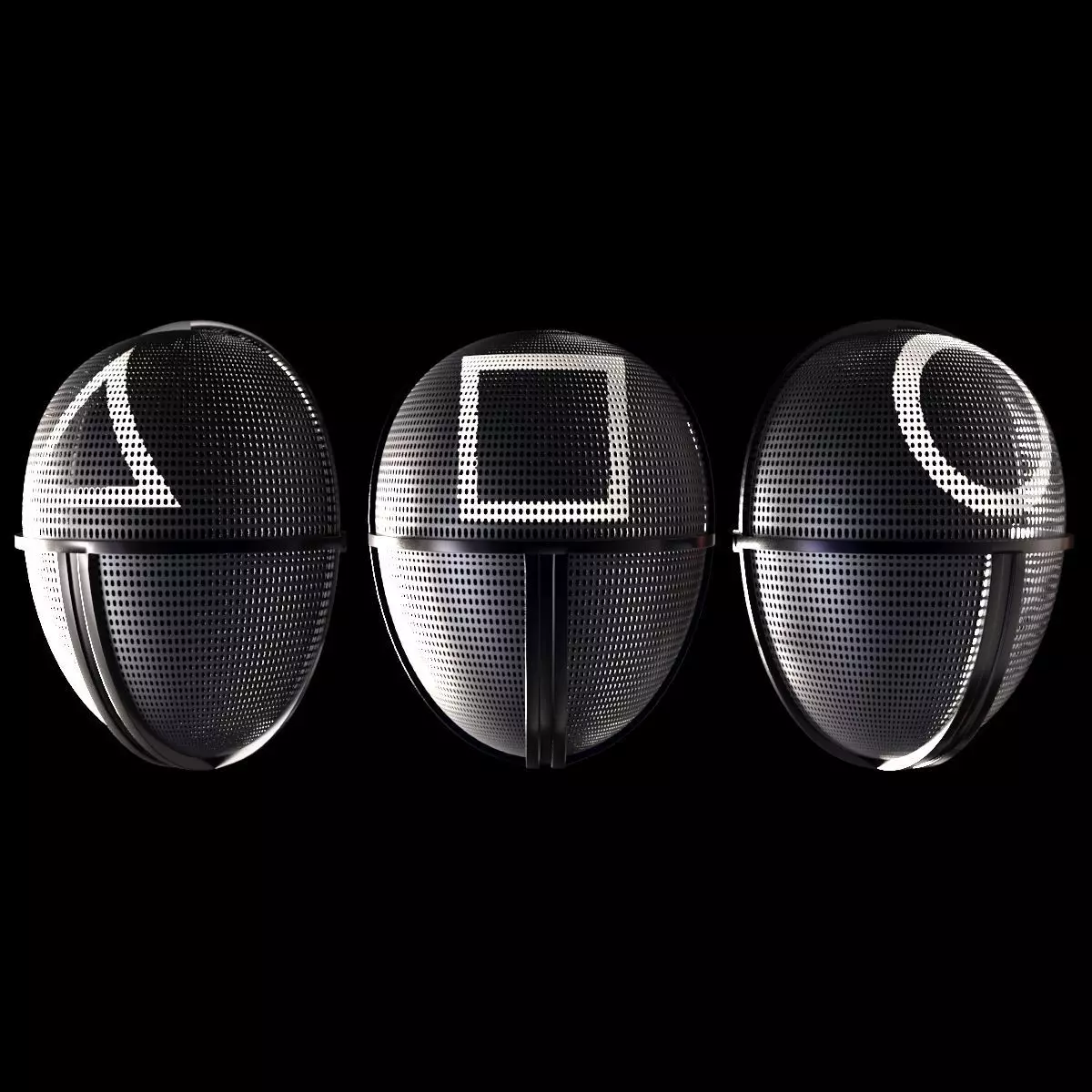 Squid Game Soldier Mask 3D model_0