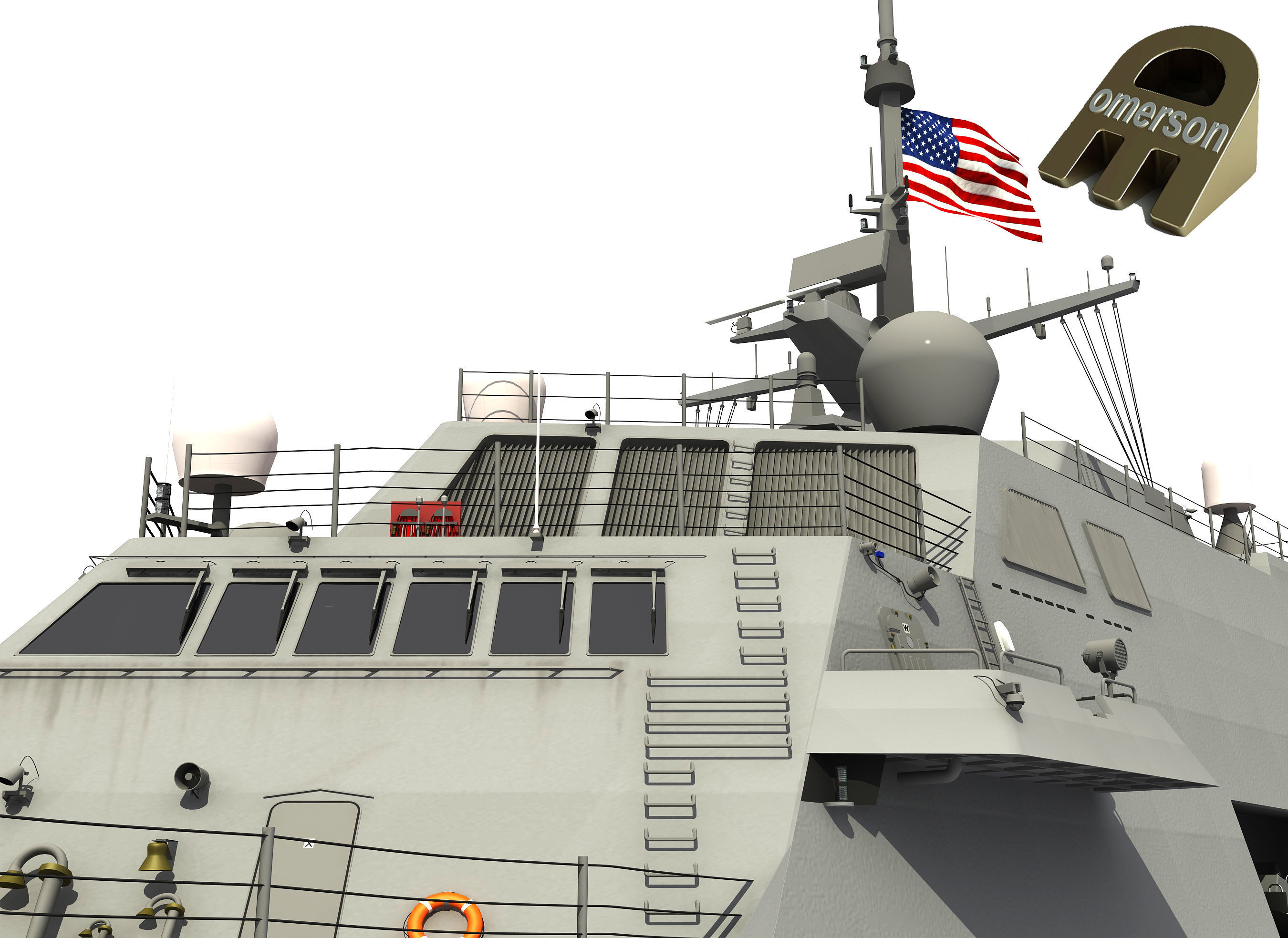 FREEDOM CLASS LCS USS MILWAUKEE 3D model_14