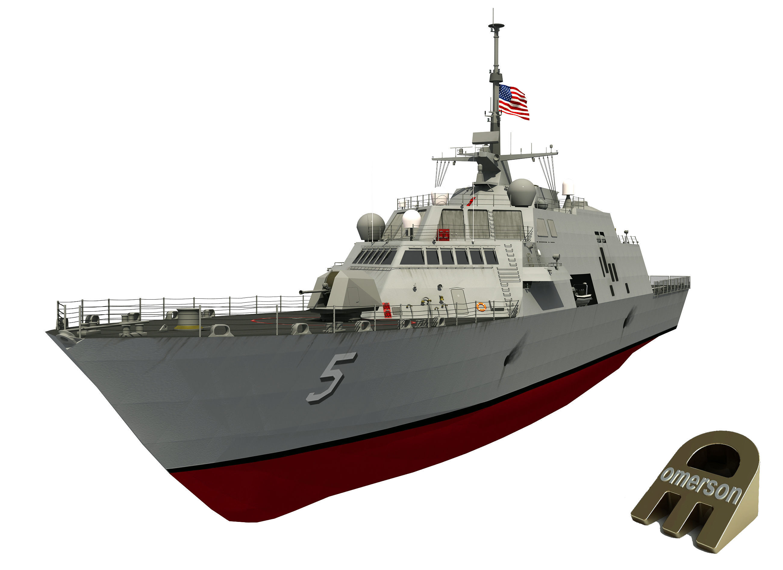 FREEDOM CLASS LCS USS MILWAUKEE 3D model_3