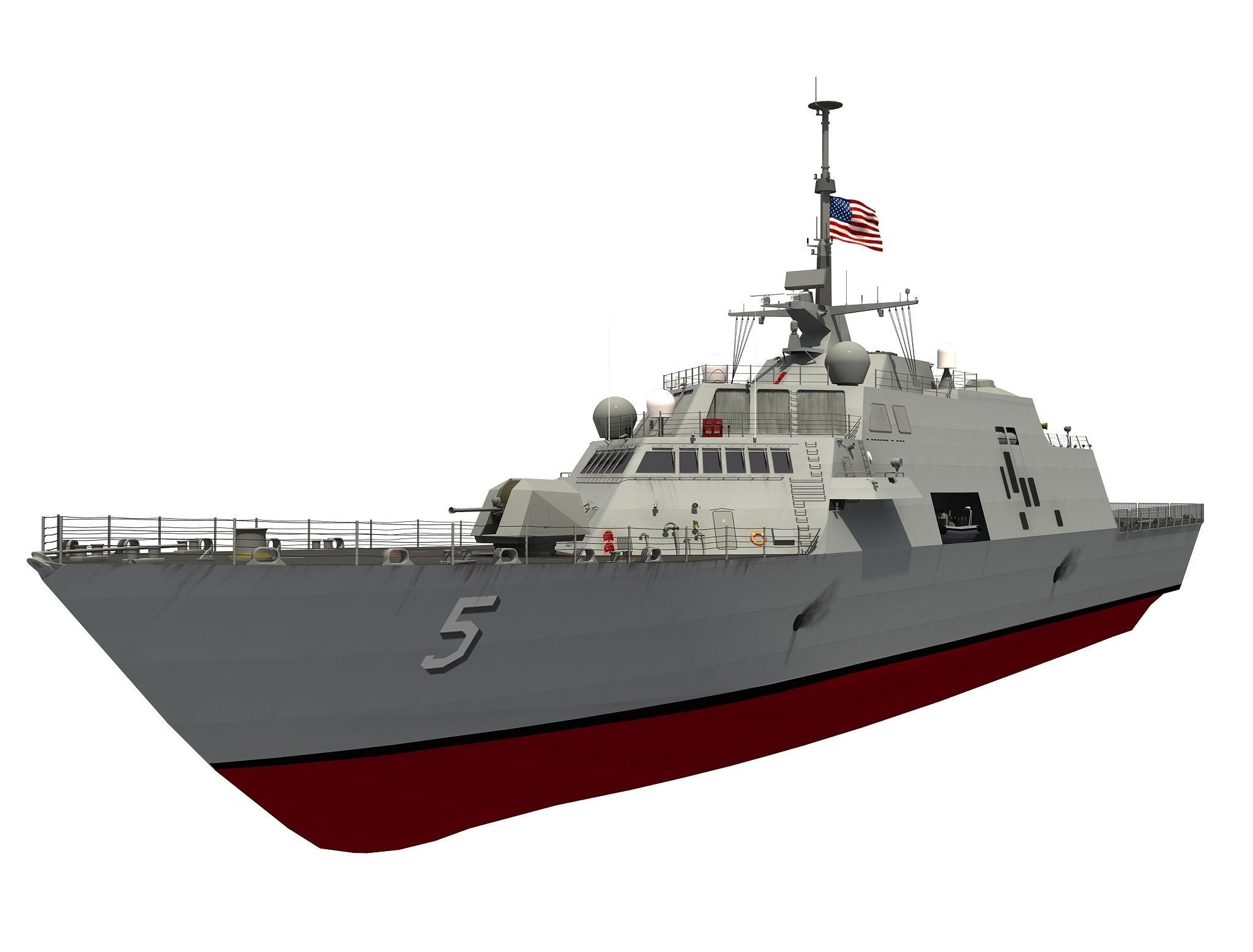FREEDOM CLASS LCS USS MILWAUKEE 3D model_20