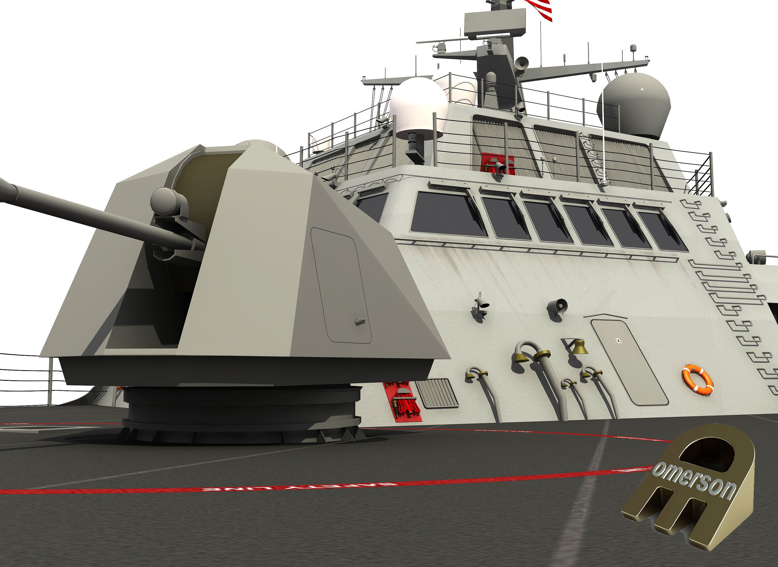 FREEDOM CLASS LCS USS MILWAUKEE 3D model_15
