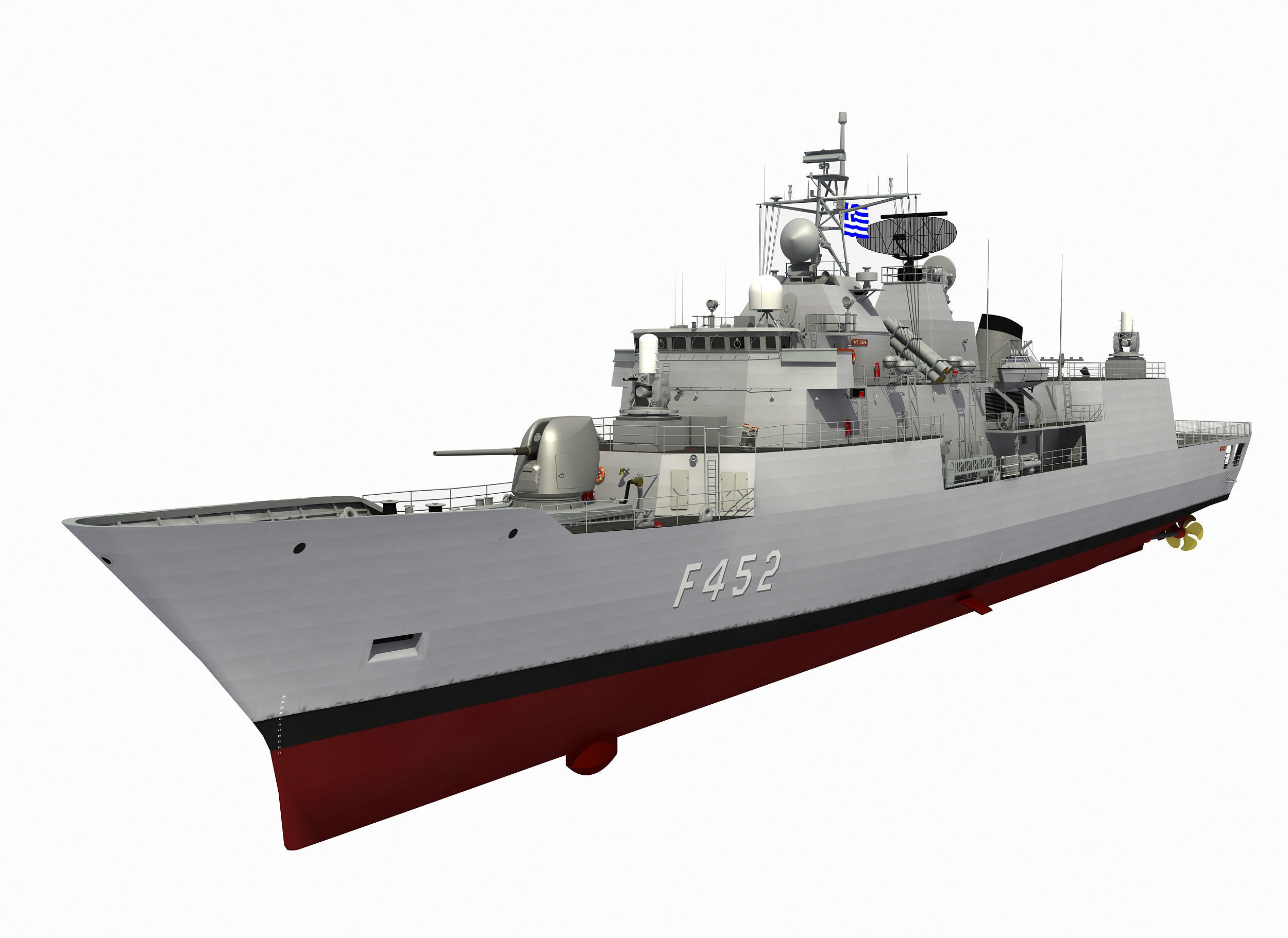 MEKO 200 GREEK HYDRA CLASS FRIGATE HS HYDRA 3D model_2