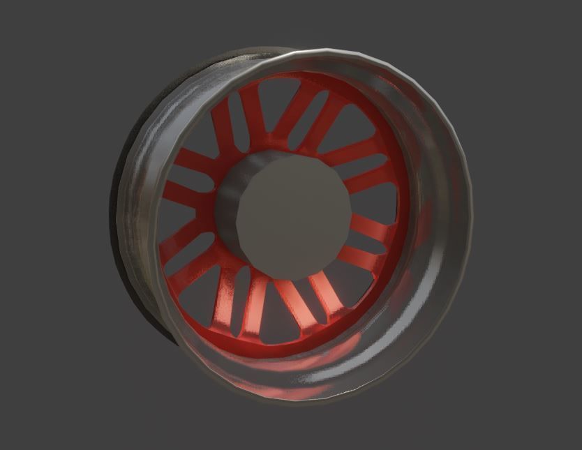 DUALLY RIM SET 3D model_4