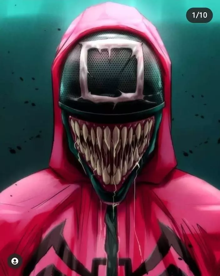 VENOM SQUID GAME - stl for 3D printing 3D print model_0