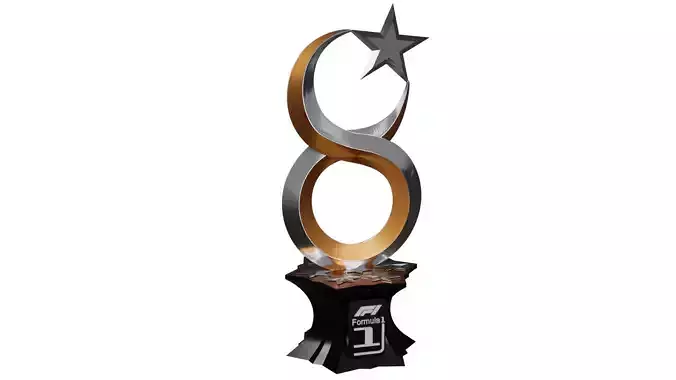 2021 Turkish Grand Prix Trophy 3D print model