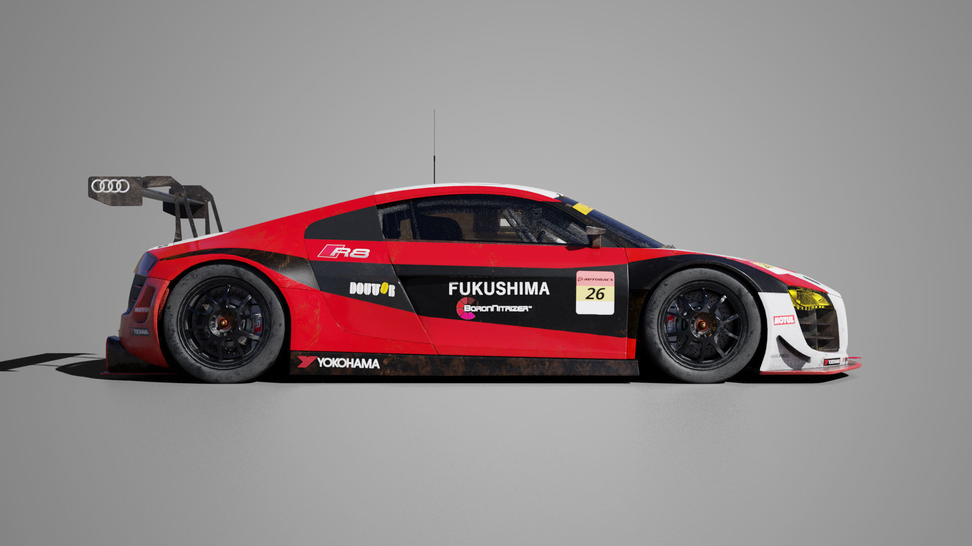 Audi R8 LMS 2014 3D model_10