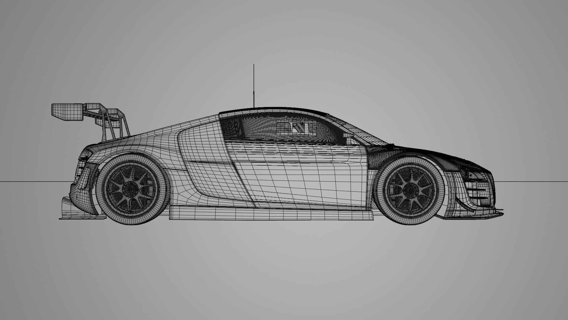 Audi R8 LMS 2014 3D model_11
