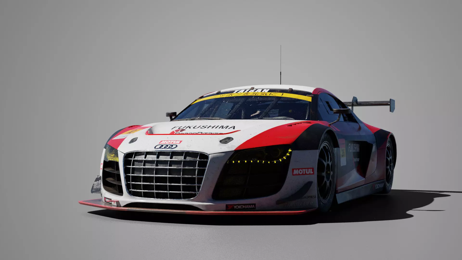 Audi R8 LMS 2014 3D model_0