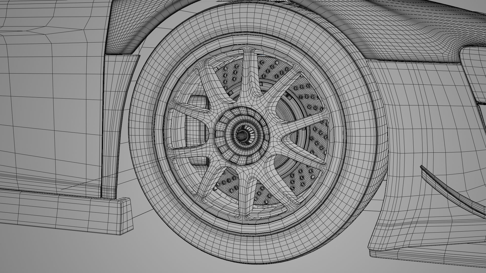 Audi R8 LMS 2014 3D model_15