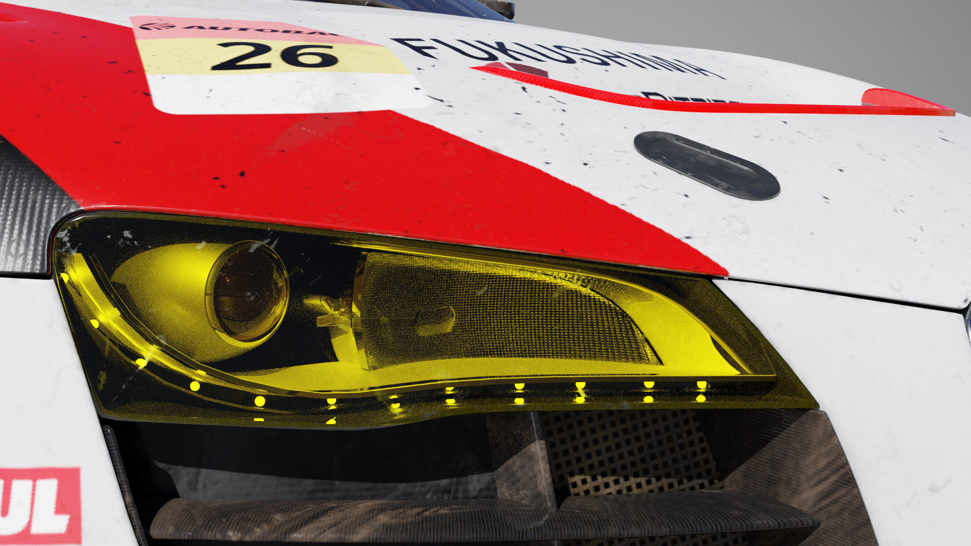 Audi R8 LMS 2014 3D model_16