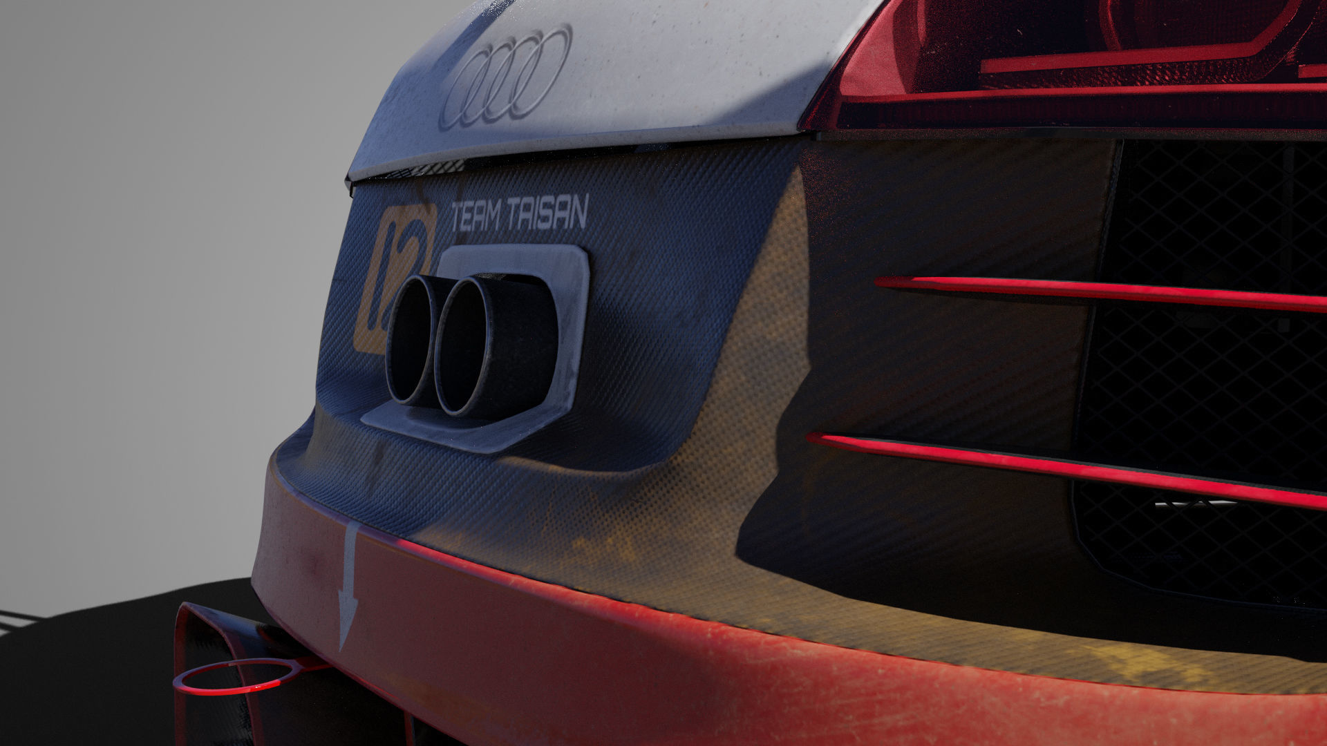 Audi R8 LMS 2014 3D model_18