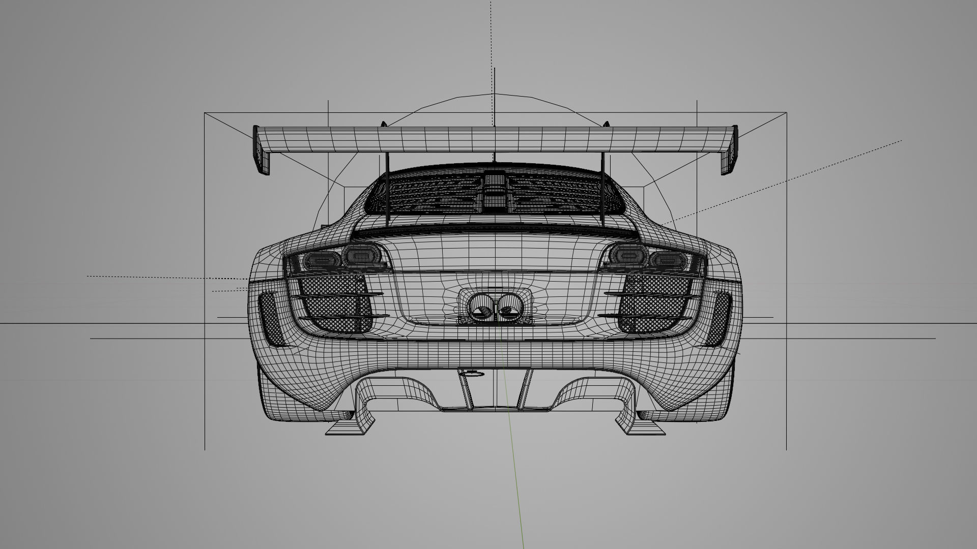 Audi R8 LMS 2014 3D model_7