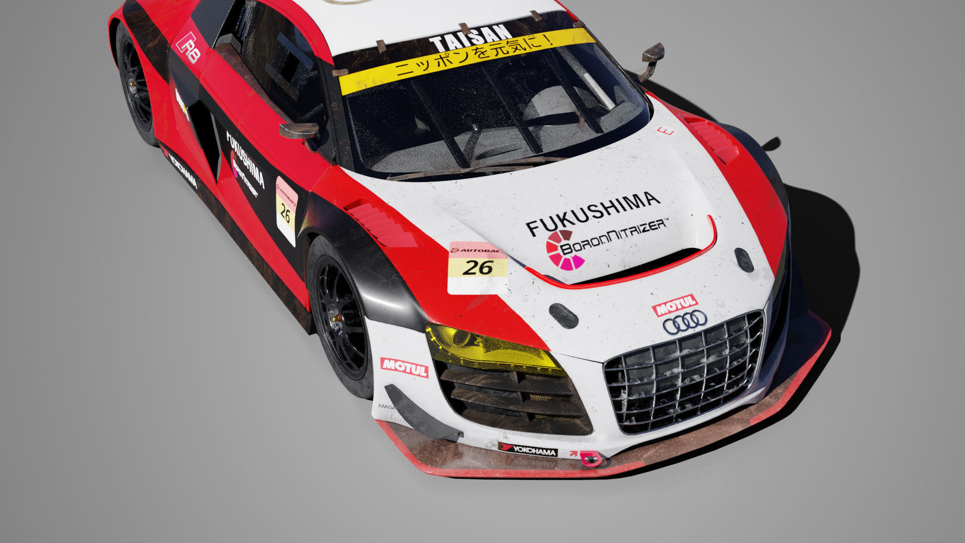 Audi R8 LMS 2014 3D model_19