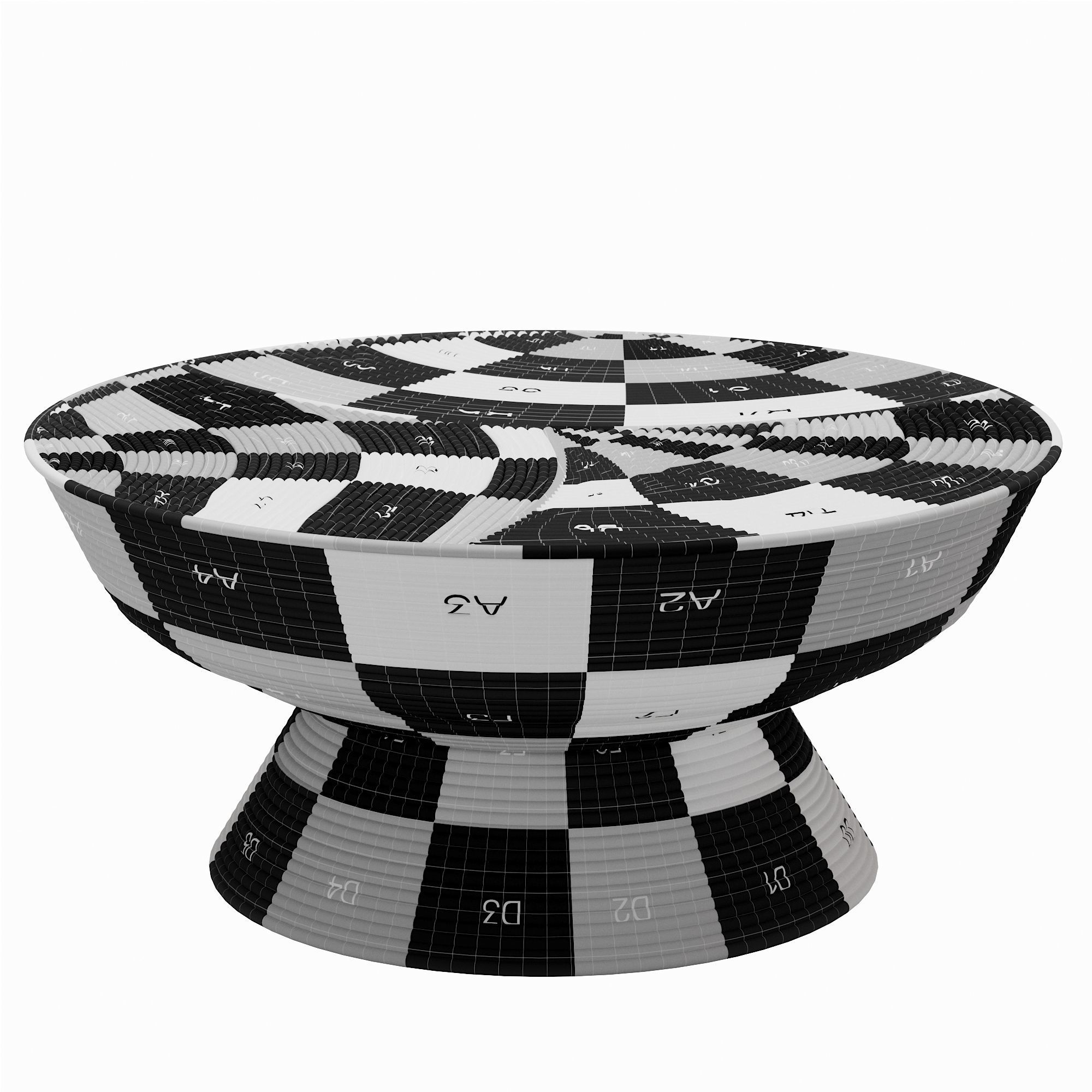 Heath Cocktail Table  Low-poly 3D model_7