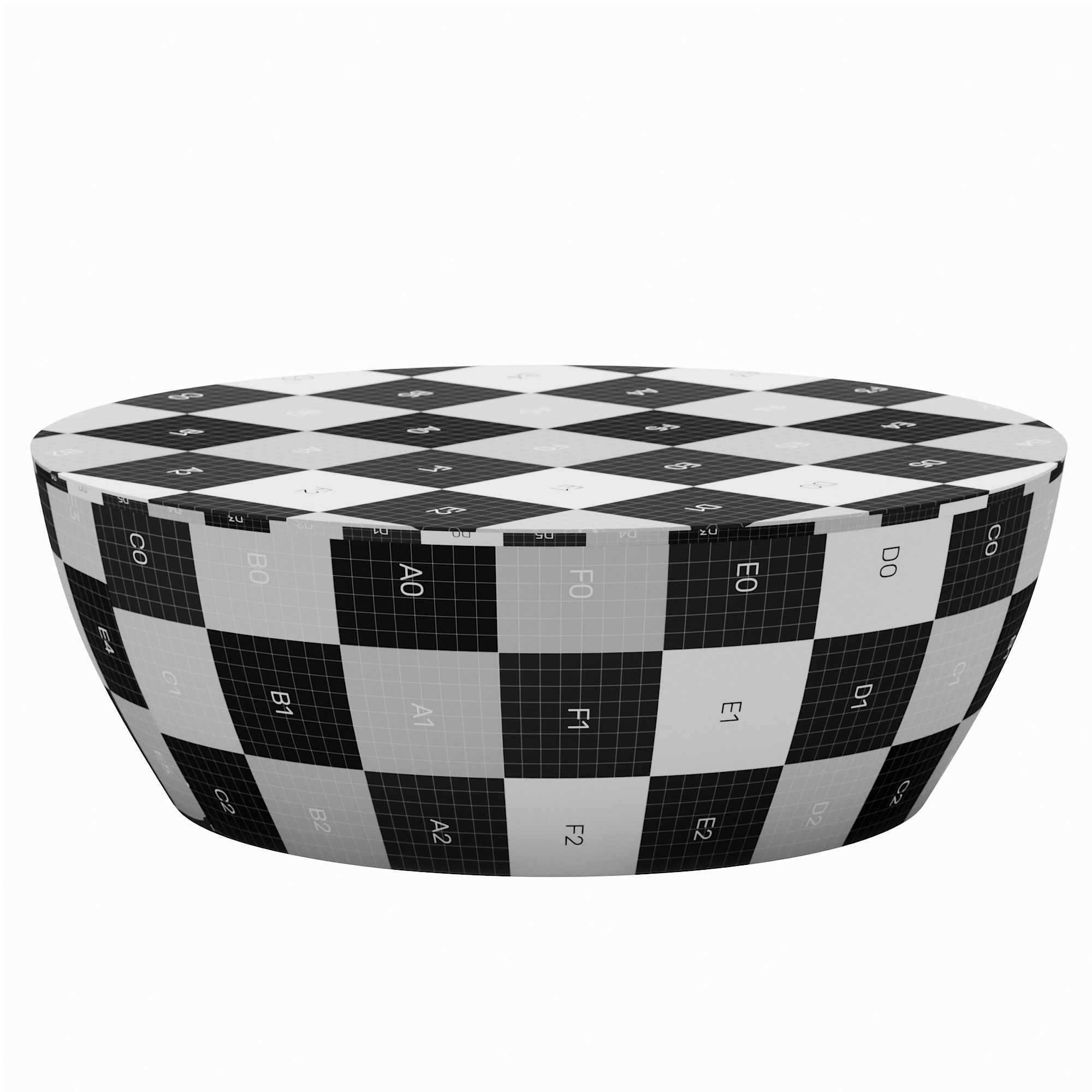 Jacob Cocktail Table Low-poly 3D model_4