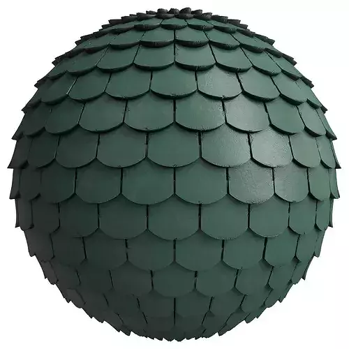 Roof Tile Materials 16- By 3 color Pbr By Sbsar 4k