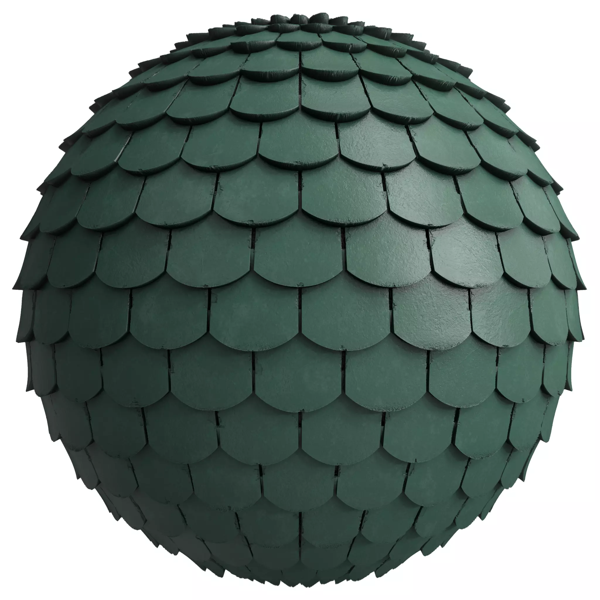 Roof Tile Materials 16- By 3 color Pbr By Sbsar 4k Low-poly 3D model