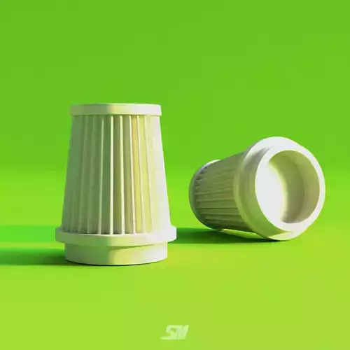 High flow air filter scale 3D print model