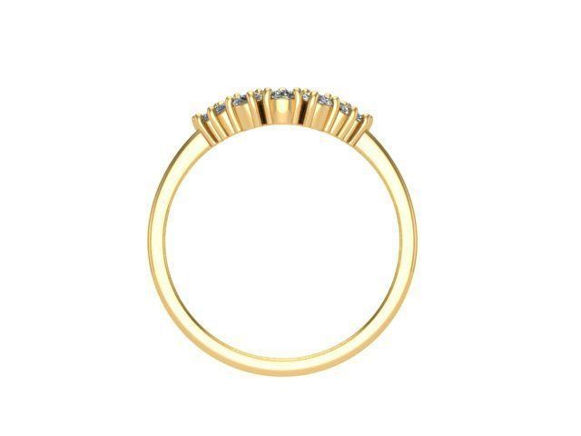 Circle Stone Shadow Band 3D print model_1