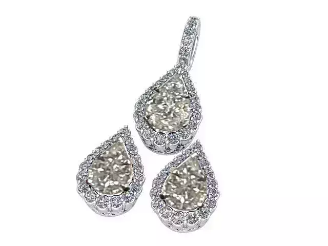 Pear Stone Earrings