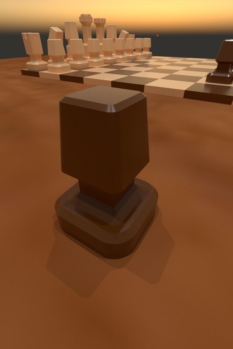 Chess set 01 PRINTABLE 3D print model_2