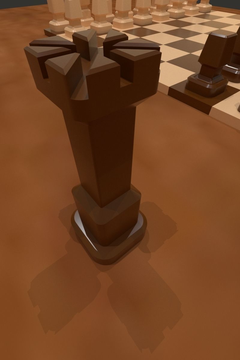 Chess set 01 PRINTABLE 3D print model_6