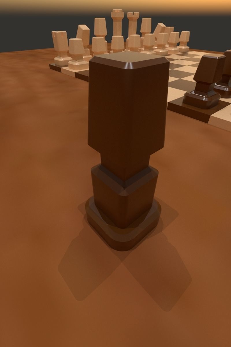 Chess set 01 PRINTABLE 3D print model_5
