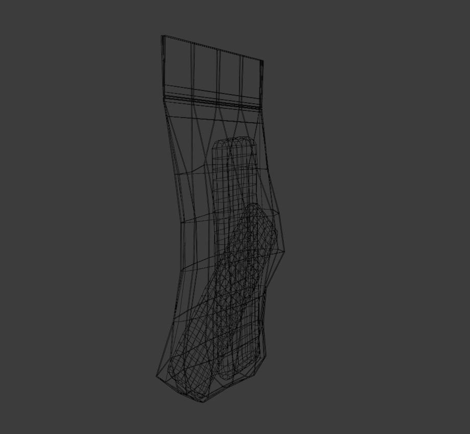 Hashish Bag Low-poly 3D model_5
