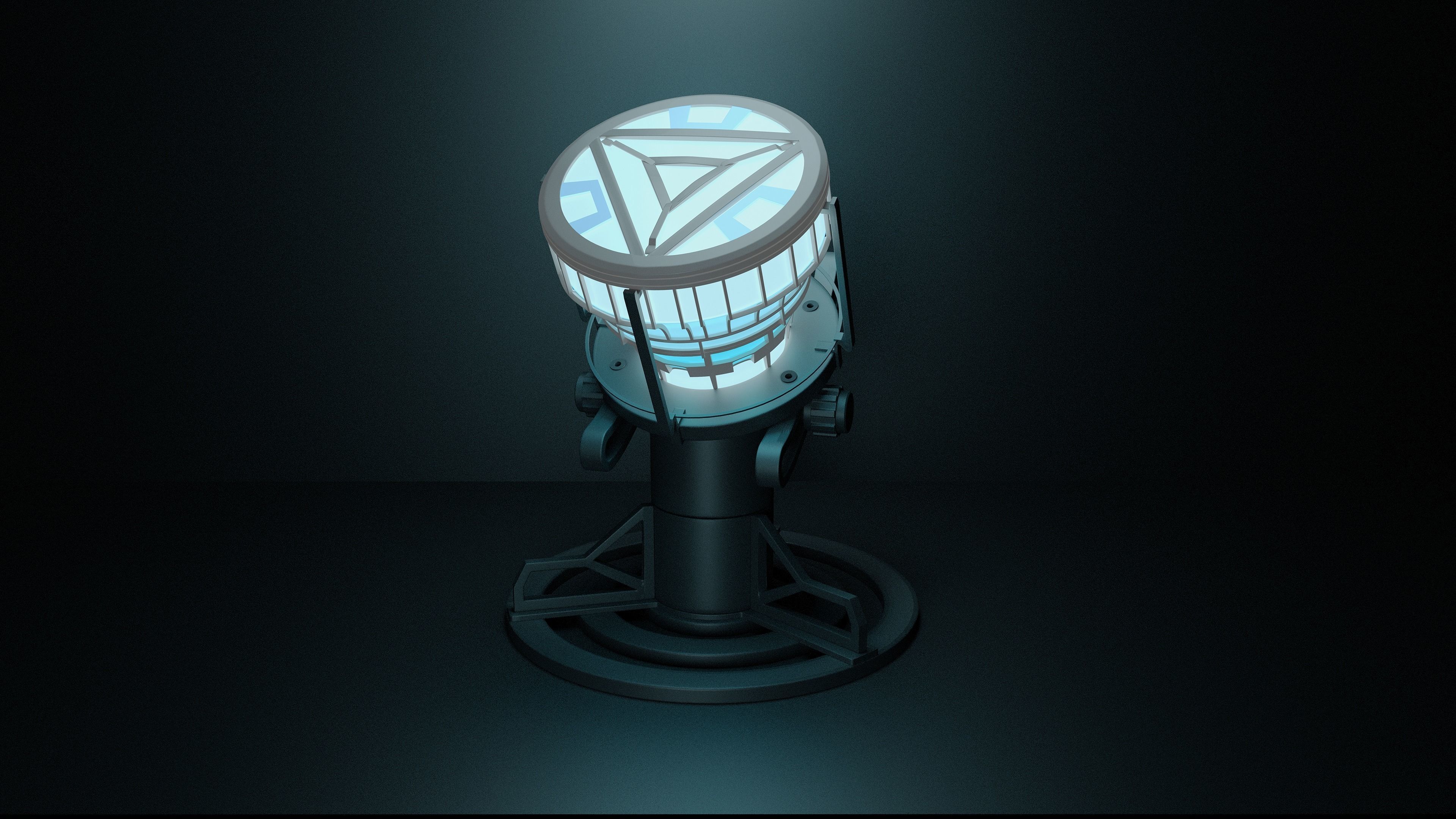 ArcReactor avengers microphone 3D model_1
