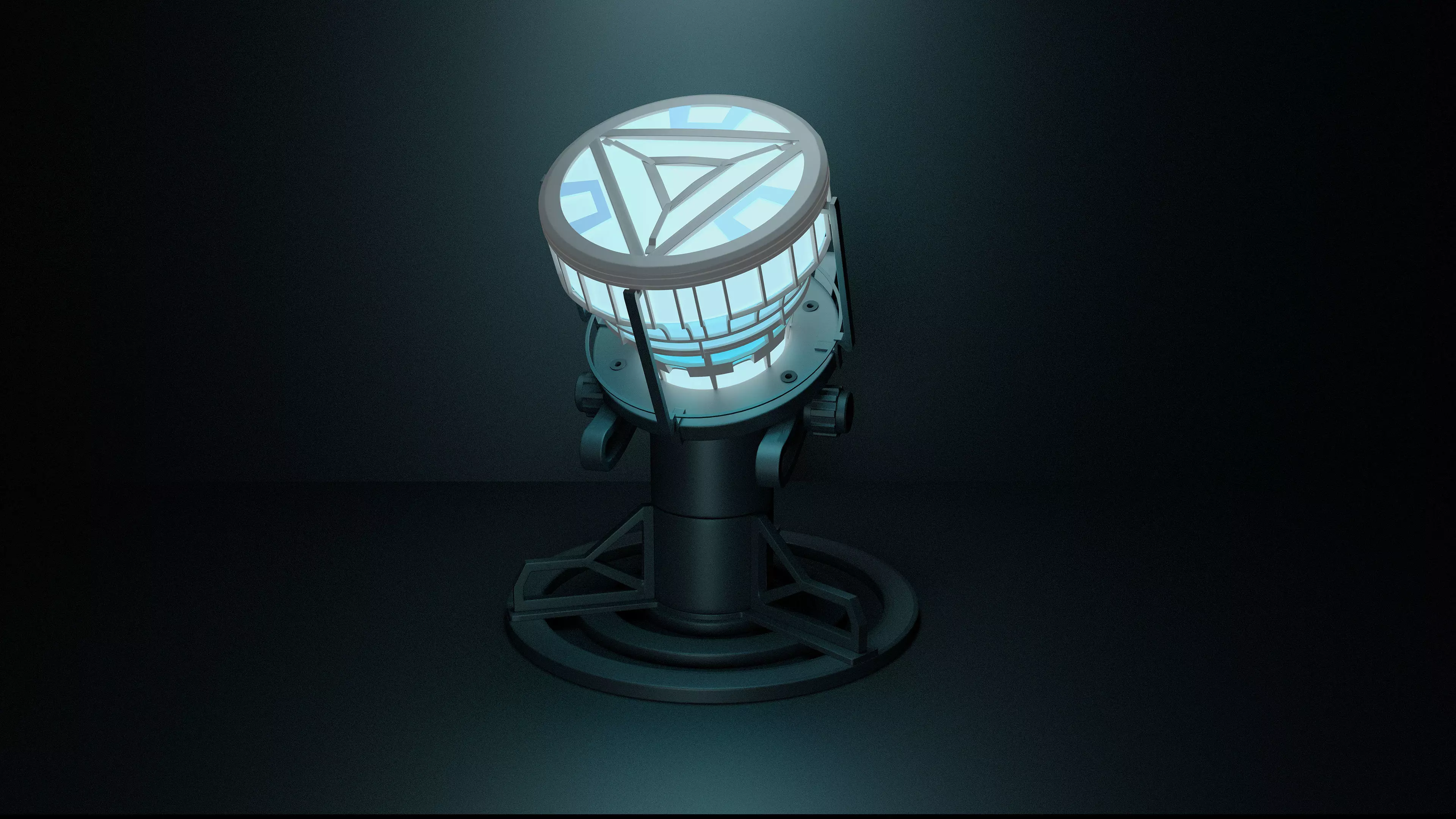 ArcReactor avengers microphone 3D model_0