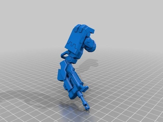 bastion from overwatch 3D print model_3