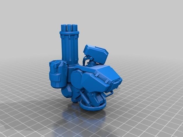 bastion from overwatch 3D print model_7