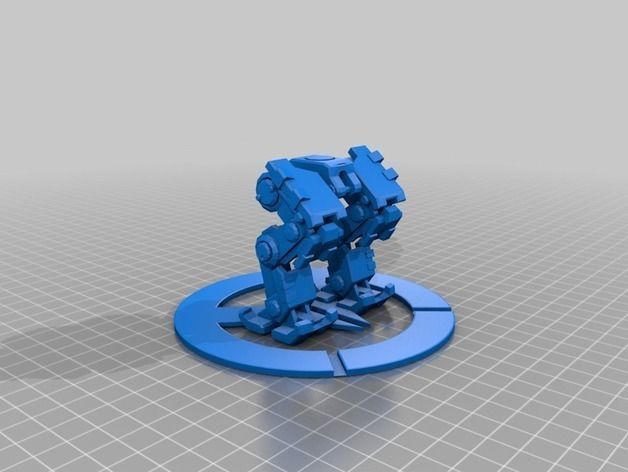 bastion from overwatch 3D print model_1
