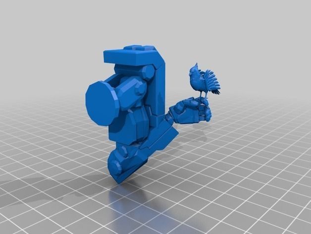 bastion from overwatch 3D print model_2