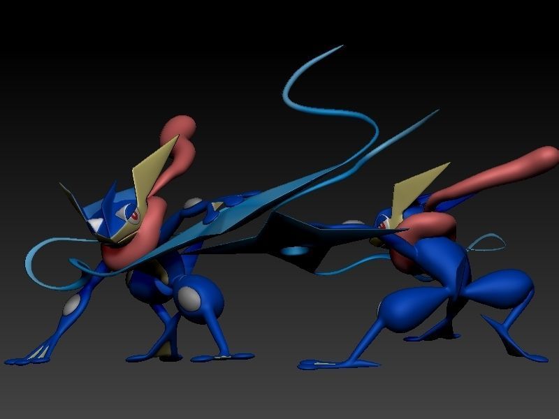 Pokemon Greninja 3D print model_1