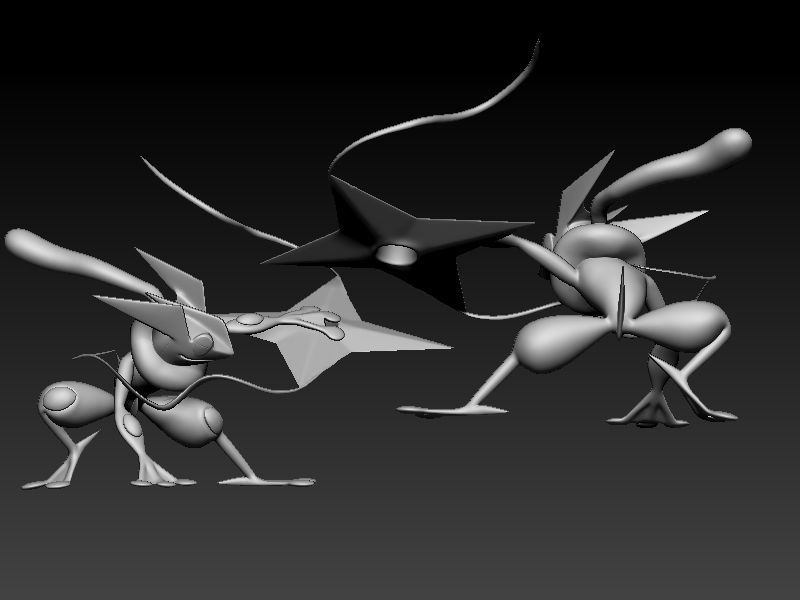 Pokemon Greninja 3D print model_4