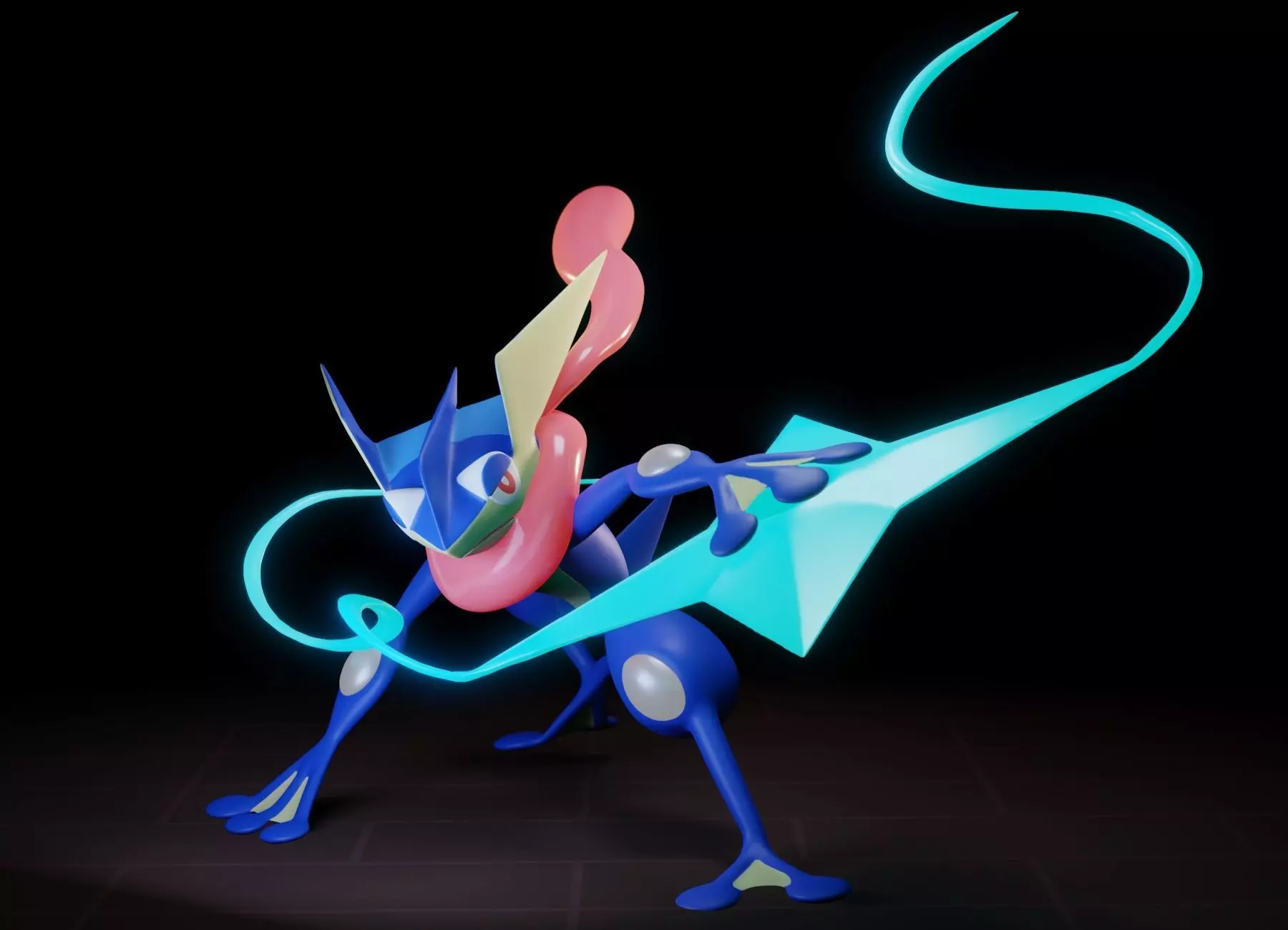 Pokemon Greninja 3D print model_0