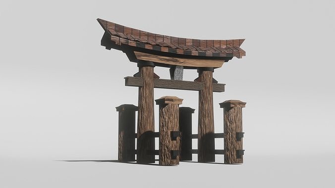Torii Gate 3D model