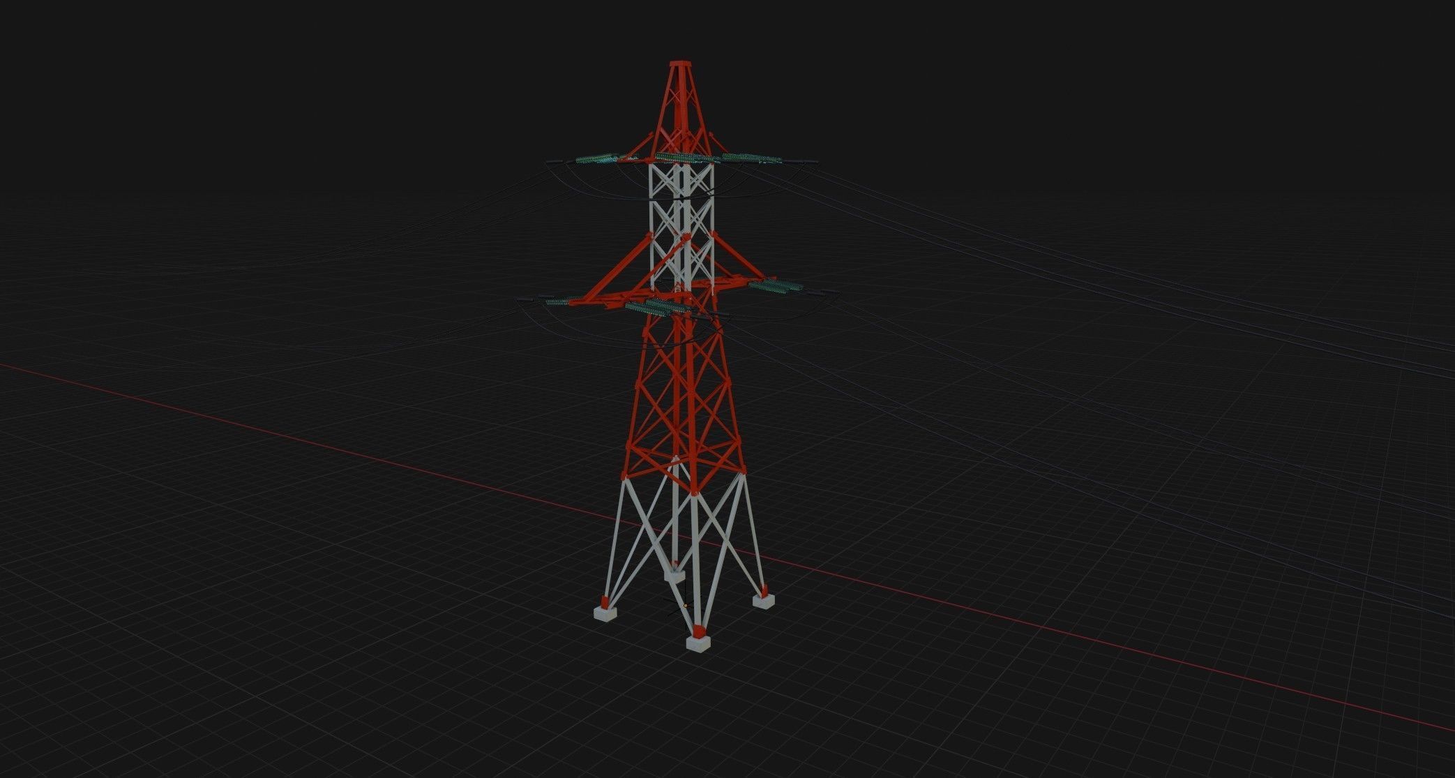 environment scene made in blender 3D model_4