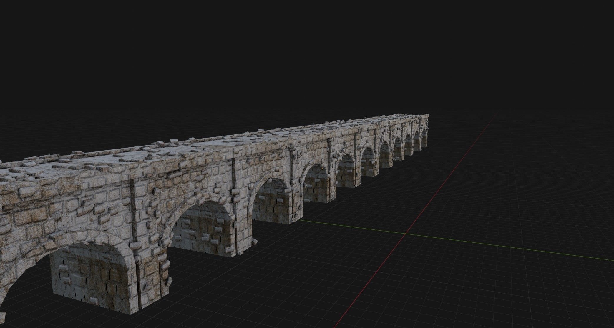 environment scene made in blender 3D model_2