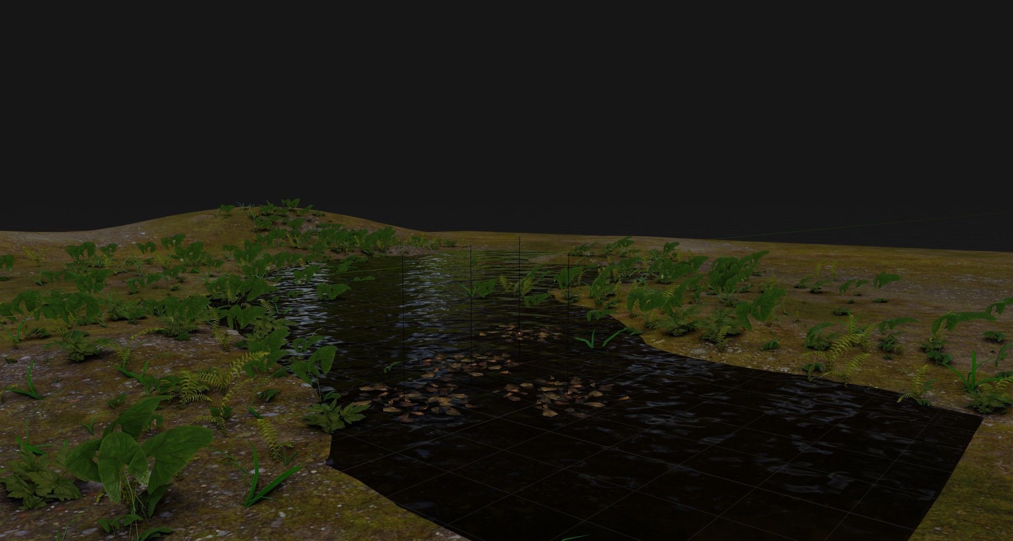 environment scene made in blender 3D model_3
