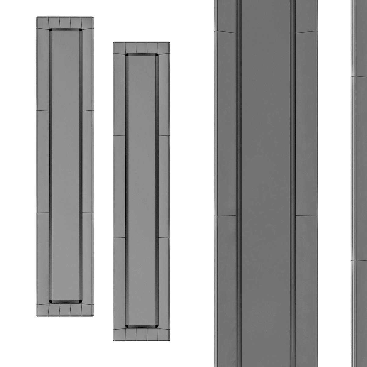 Mirrors 02 Low-poly 3D model_5